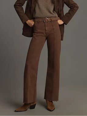 Pistola Penny Seemed Dark Roast Wide Jeans